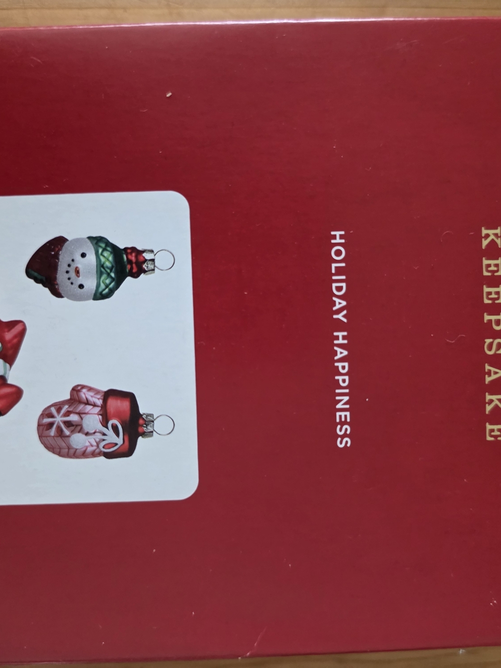 HALLMARK KEEPSAKE 2021 Red and Green Holiday Ornament Set